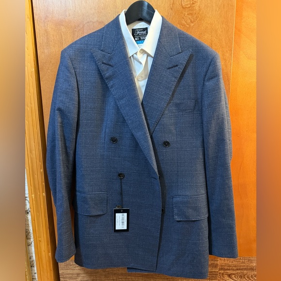 Cloakroom Wool Men's Double-Breasted Blazer M